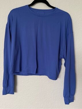 Women's Lululemon Long Sleeve Cropped Training Top